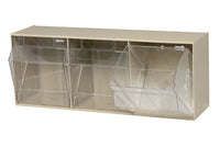 Ivory Tip Out Bin for Efficient Material Handling