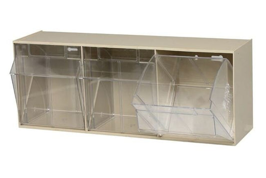 Ivory Tip Out Bin for Efficient Material Handling - Image 1