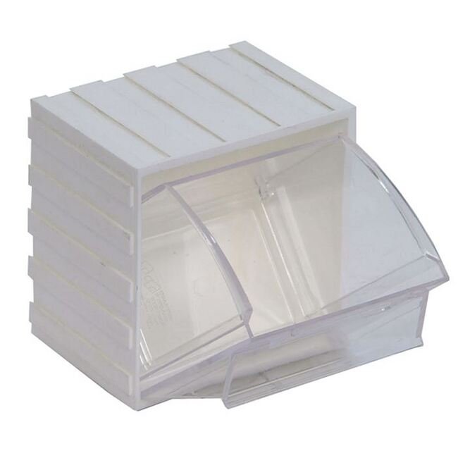 White Tip Out Bin for Efficient Storage - Image 1