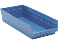Blue Shelf Bin 17-7/8In X 8-3/8In X 4In