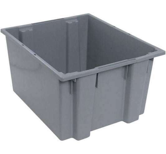 Gray Stack & Nest Tote - 23.5 x 19.5 x 13 Inches - Image 1