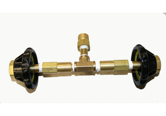 Dual Manifold for 2216 Regulator Bottles with Common Regulator - Image 1