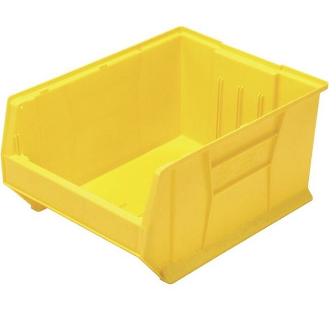 Yellow Jumbo Ultra Material Handling Bin 23-7/8" x 18-1/4" x 12" - Image 1