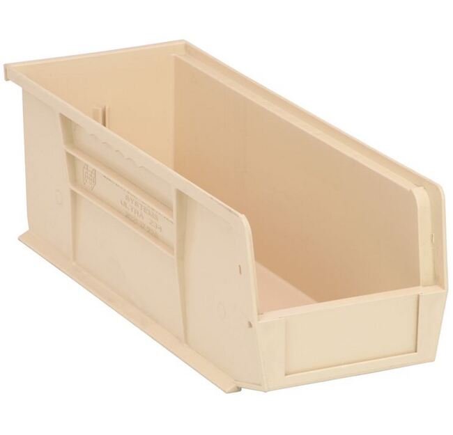 Ivory Stack & Hang Bin 14-3/4 x 5-1/2 x 5 Inches - Image 1