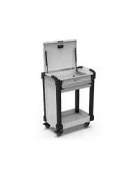 Heavy-Duty Shelved Utility Cart - Image 1