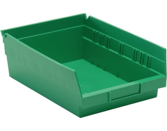 Green Shelf Bin - 11-5/8" x 8-3/8" x 4" - Image 1