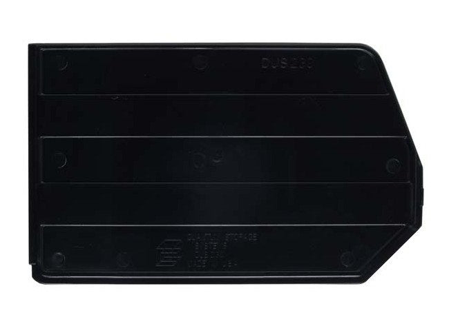 Quantum Storage Divider Pack of 6 - Black/Clear Dividers for Ultra Stack and Hang Bins - Image 1