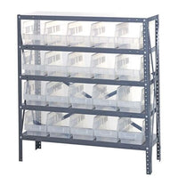 Quantum Heavy Duty Steel Shelving System with Bins