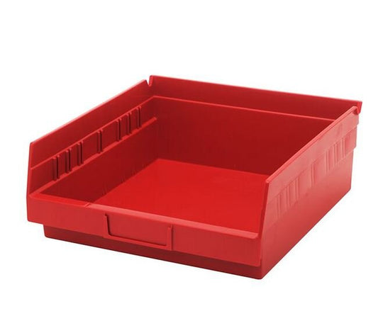 Red Shelf Bin 11-5/8 x 11-1/8 x 4 - Image 1
