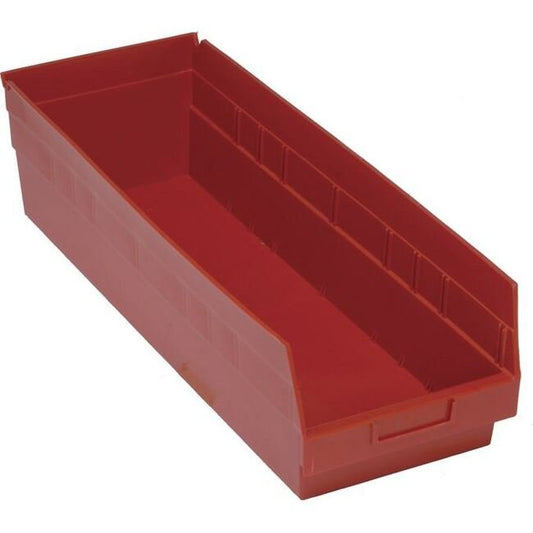 Red Shelf Bin 23-5/8In X 8-3/8In X 6In - Image 1