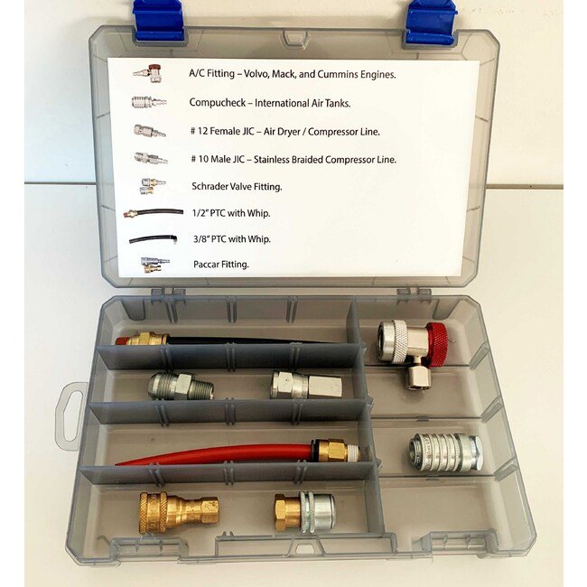 Matjack Basic Air Coupler Kit with 8 Fittings - Image 1