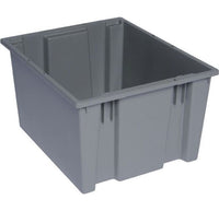 Gray Stack & Nest Tote - 19-1/2in x 15-1/2in x 13in