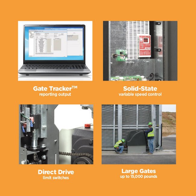 DKS 9500 Series 7.5 HP Maximum Security Vehicular Slide Gate Operator - Image 4