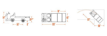 Motrec MC-480 2,000lb Load Capacity Burden Carrier - Image 2