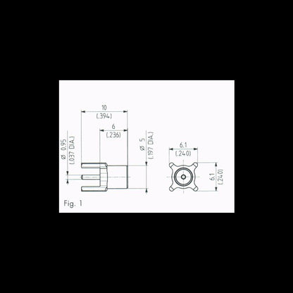 MCX Straight PCB Plugs (Female) - Image 2