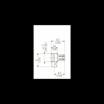 MCX Right Angle Cable Plug (Male) - Image 2