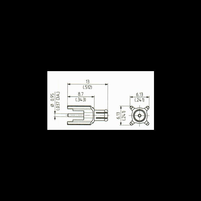 50 Ohm Straight PCB Plugs (Male) - Image 2