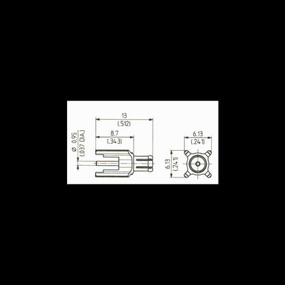 50 Ohm Straight PCB Plugs (Male) - Image 2