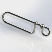 0.125 Inch (in) Hole Diameter (H) Mechanical Cable Wire Snap Hook
