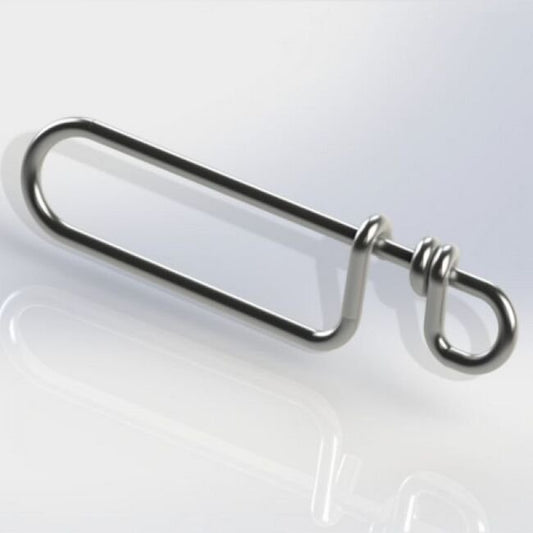 0.125 Inch (in) Hole Diameter (H) Mechanical Cable Wire Snap Hook - Image 1