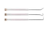 Medical Probe Set - 3-Piece Steel with Aluminum Knurled Body