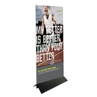36 Inch Mightee Mount Sign Holder with Black Powder-Coated Steel Construction