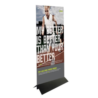 36 Inch Mightee Mount Sign Holder with Black Powder-Coated Steel Construction - Image 1