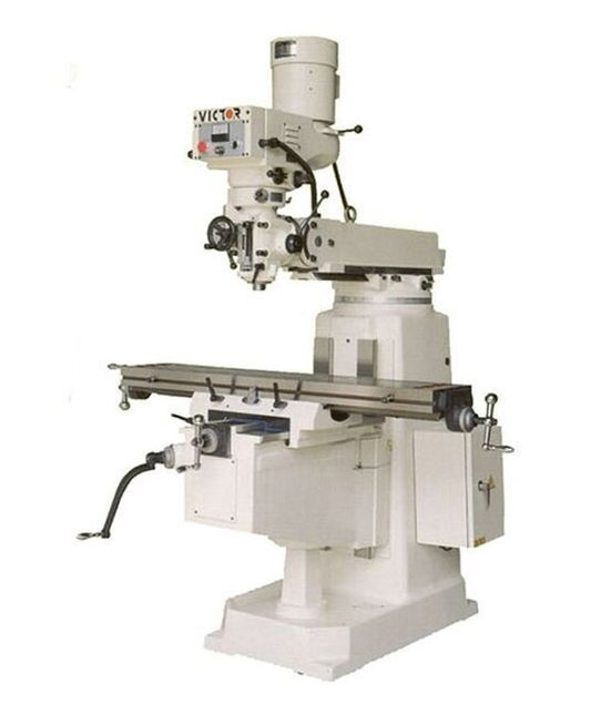 Victor Variable Speed Vertical Knee Mill with 10x54 Table - Image 1
