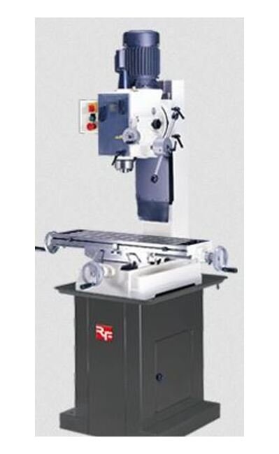 Rong Fu Geared Head Mill/Drilling Machine with Dovetail Column, Single Phase - Image 1