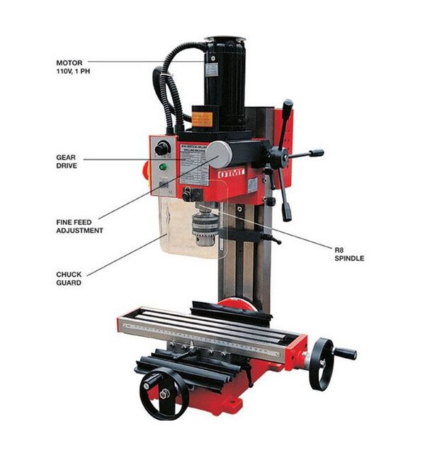 OTMT Precise Mini Milling and Drilling Machine - Image 2