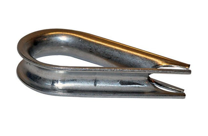 USA Made Stainless Steel Thimbles for Wire Rope - Military Spec AN100 - Set of 2 - Image 1