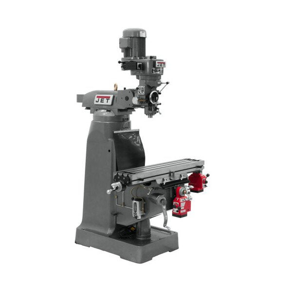 JET 9 x 42 Inch Step Pulley Vertical Milling Machine - Image 2