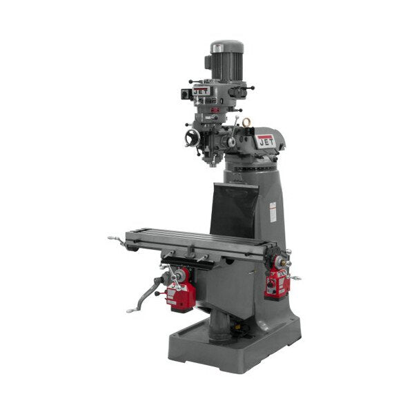 JET 9 x 42 Inch Step Pulley Vertical Milling Machine - Image 3