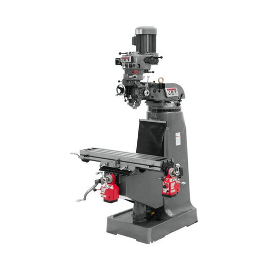 JET 9 x 42 Inch Step Pulley Vertical Milling Machine - Image 1
