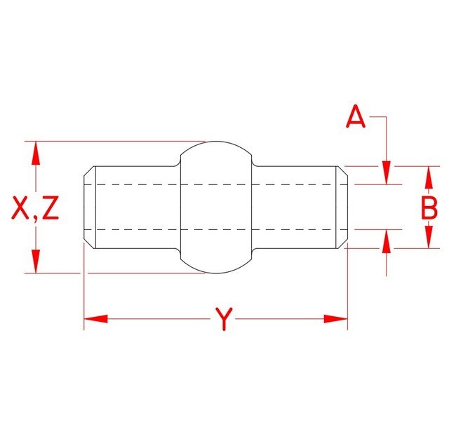 Suncor Mil. Spec Double Shank Ball - Stainless Steel Swage Terminal - Image 2