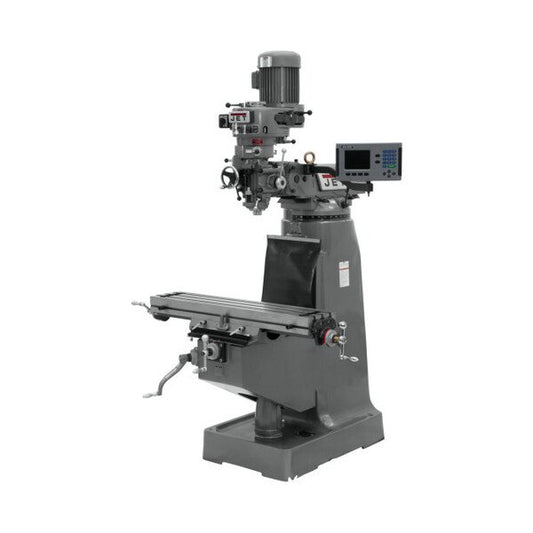 JET 9 x 42 Step Pulley Vertical Milling Machine with ACU-RITE 203 DRO - Image 1