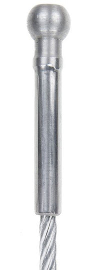 Crimp-On Ball Shanks for Wire Rope - Carbon Steel
