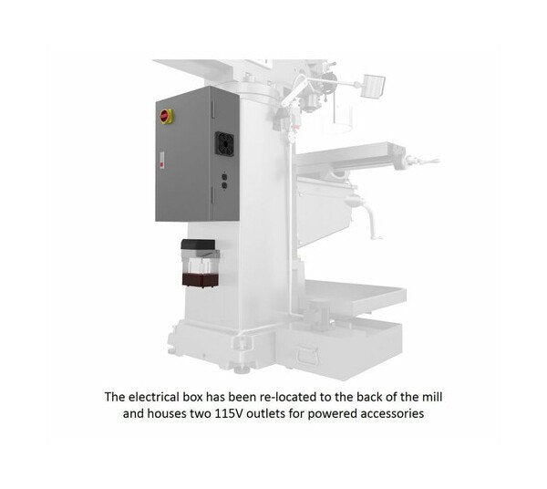 JET JTM-949EVS Milling Machine with ACU-RITE 203 DRO & Power Feed - Image 2