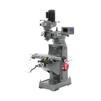 JET 8x36 Step Pulley Vertical Milling Machine with ACU-RITE 203 DRO X-Axis Power Feed