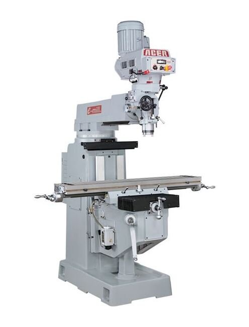 ACER E-mill 5VK Milling Machine - 10 x 50 Inch, Grey - Image 1