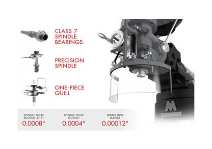 JET Elite 9x49 Variable Speed Mill Machine with 3-Axis DRO & Power Feed - Image 2