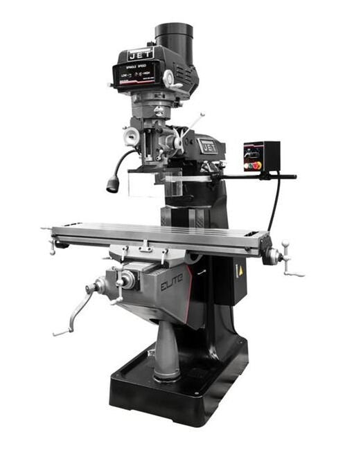 JET Elite 9x49 Variable Speed Mill Machine with 3-Axis DRO & Power Feed - Image 1