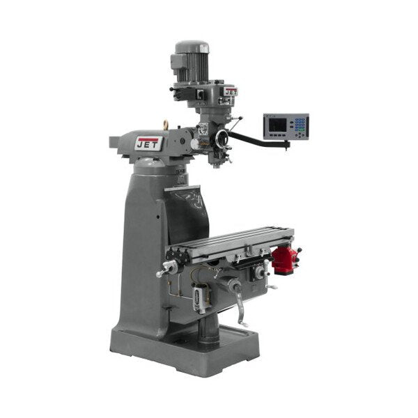 JET 9x42 Step Pulley Vertical Milling Machine with 2-Axis ACU-RITE 203 DRO - Image 2