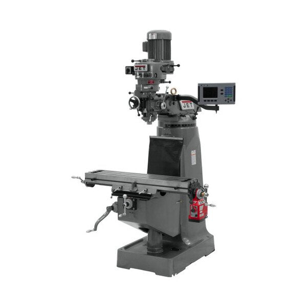 JET 9x42 Step Pulley Vertical Milling Machine with 2-Axis ACU-RITE 203 DRO - Image 1