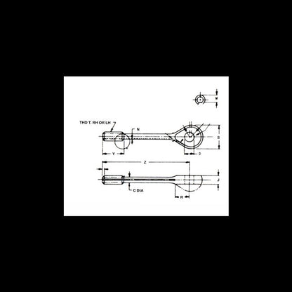 Stainless Steel Turnbuckle Clip Locking for 3/32 Wire Rope, MS21255C - Image 2