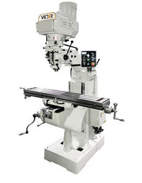Victor Variable Speed Vertical Knee Mill with 9x49 Table