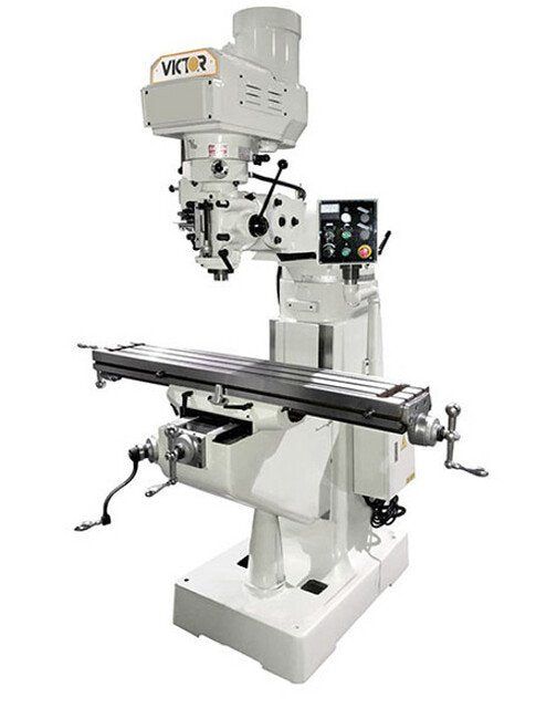 Victor Variable Speed Vertical Knee Mill with 9x49 Table - Image 1