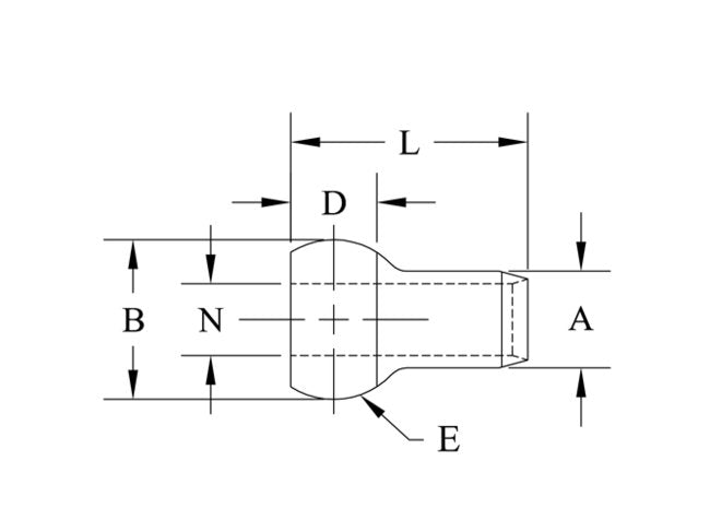 Stainless Steel Single Shank Balls MS20664 for Military Specifications - Image 2