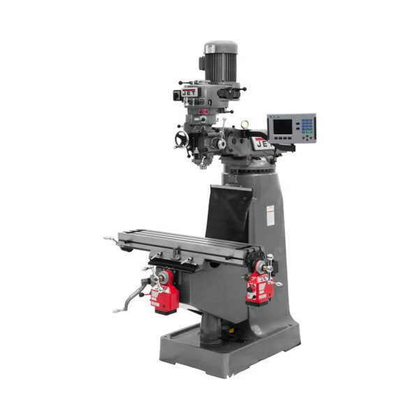 JET 9x42 Vertical Milling Machine with ACU-RITE 203 DRO & Power Feed - Image 2
