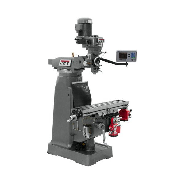 JET 9x42 Vertical Milling Machine with ACU-RITE 203 DRO & Power Feed - Image 3